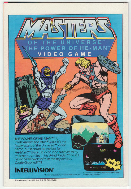 Swamp Thing 28 back cover