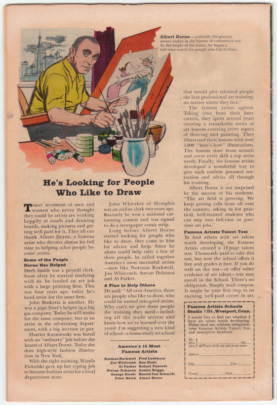 Tales Of Suspense #66 Origin Red Skull back cover