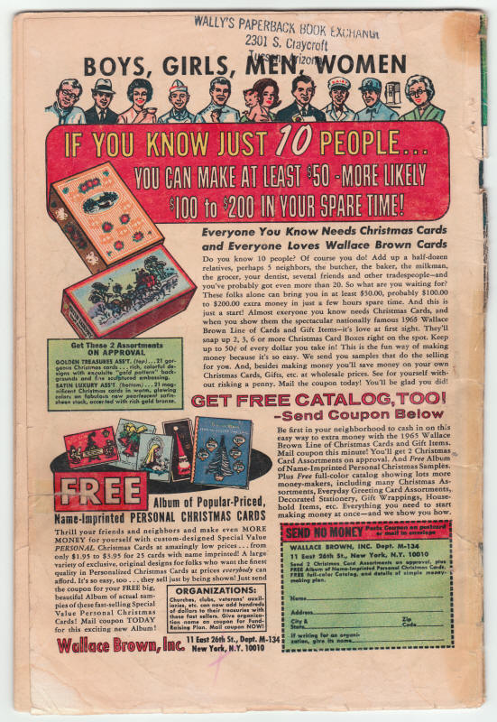 Tales Of Suspense #70 back cover