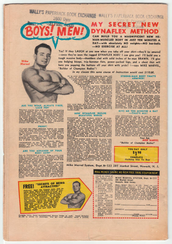 Tales Of Suspense #74 back cover