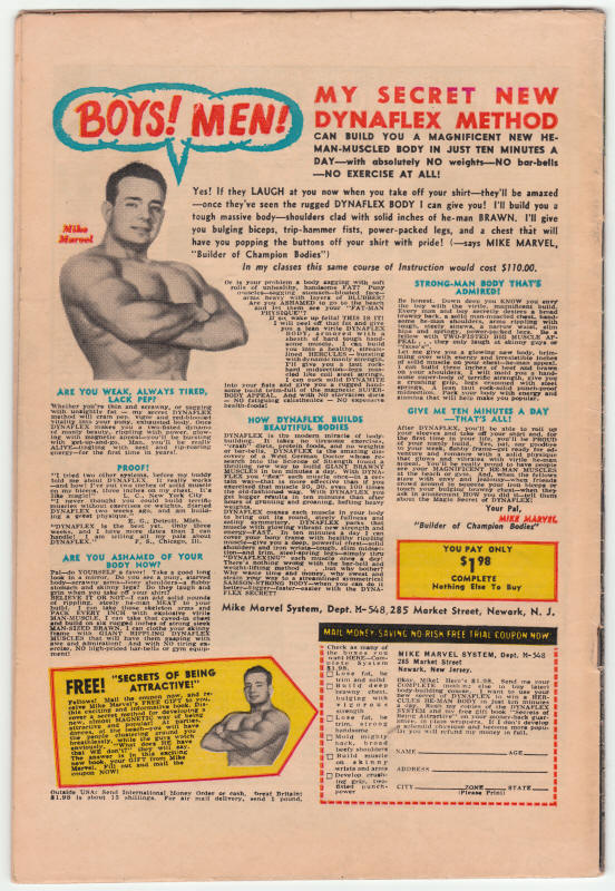 Tales Of Suspense #76 back cover