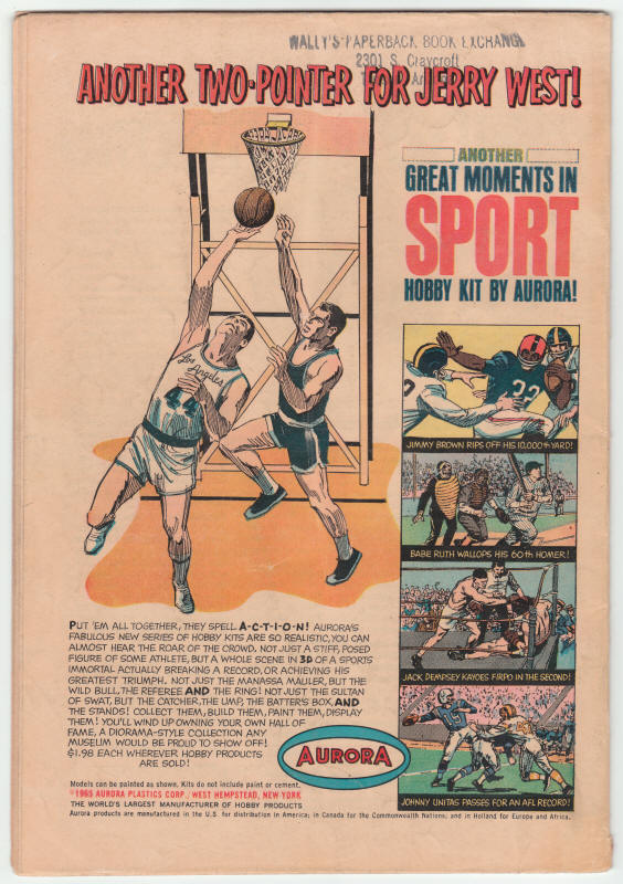 Tales Of Suspense #78 back cover