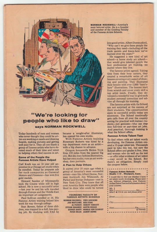 Tales Of Suspense #84 back cover