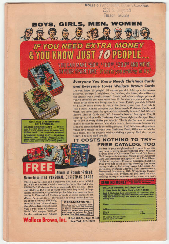 Tales Of Suspense #94 back cover