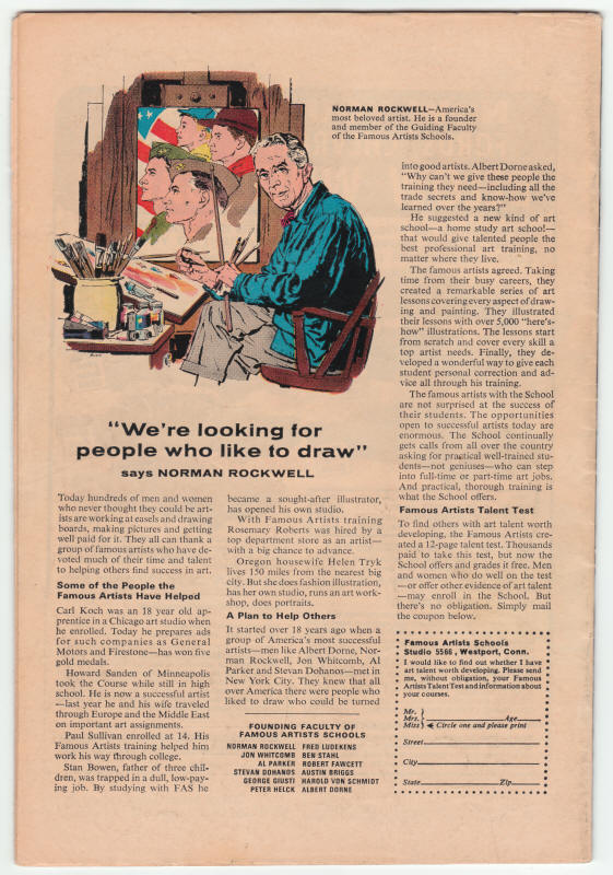 Tales Of Suspense #96 back cover