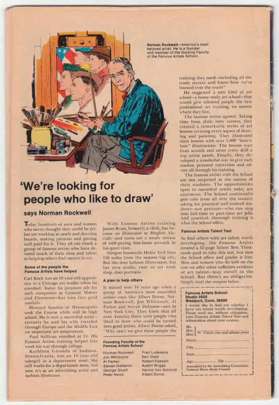 Tales Of Suspense #99 back cover