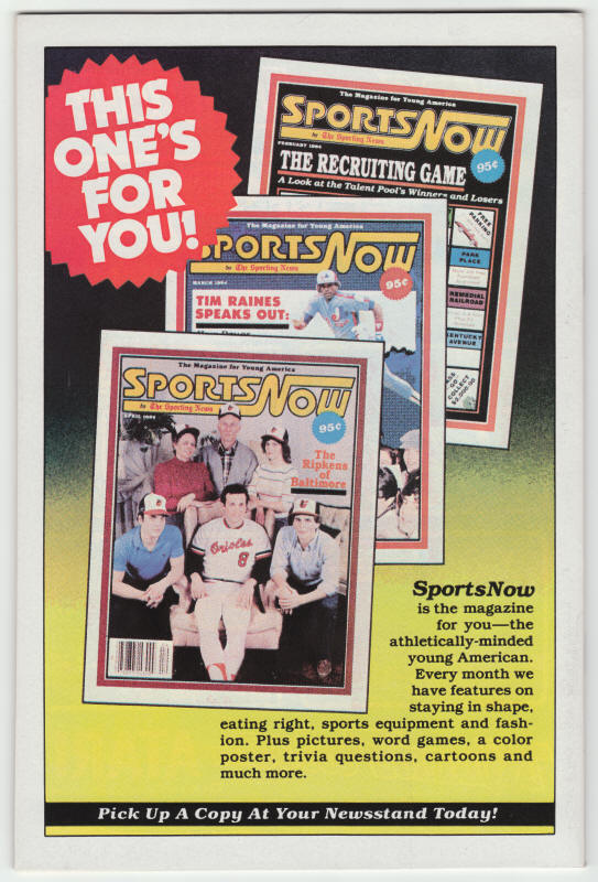 Tales Of The Teen Titans Annual #3 back cover