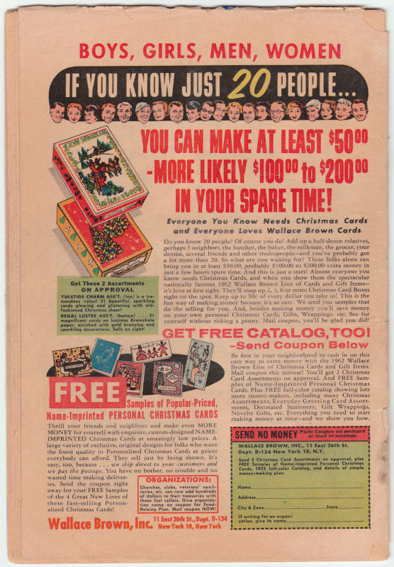 Tales To Astonish #35 First Ant Man in Costume back cover