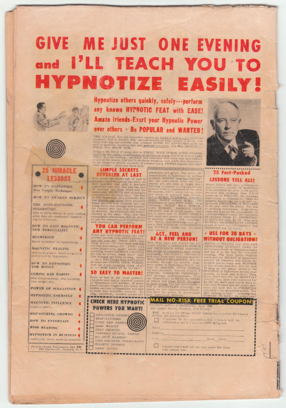 Tales To Astonish #51 back cover