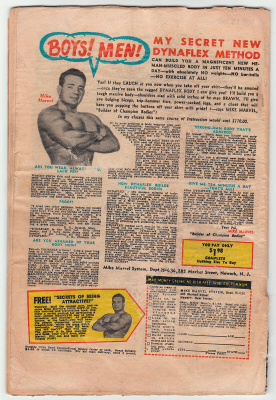 Tales To Astonish #66 back cover