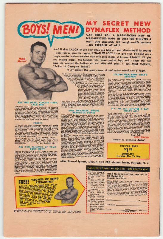 Tales To Astonish #75 back cover