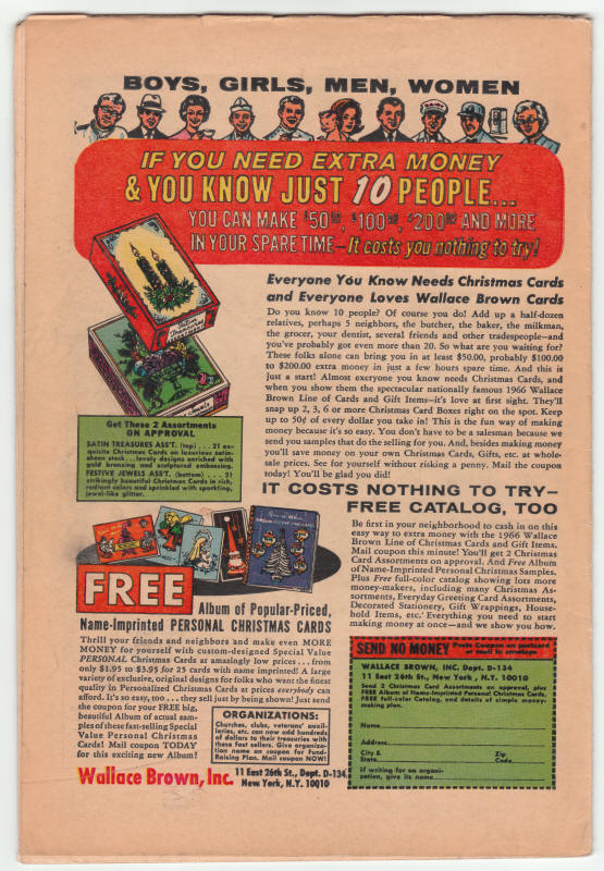 Tales To Astonish #83 back cover