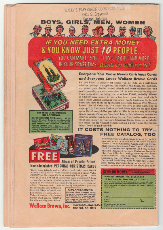 Tales To Astonish #84 back cover