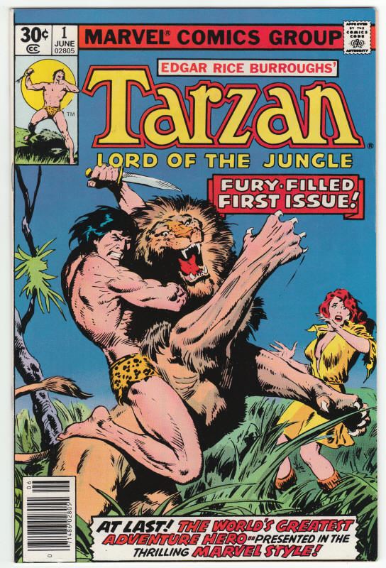 Tarzan Lord Of The Jungle #1 front cover