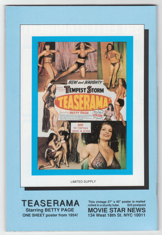 The Betty Pages #5 back cover