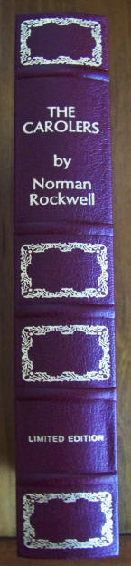 Norman Rockwells The Carolers Sterling Silver Plate Case Spine