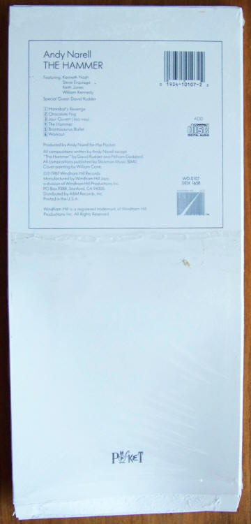 Andy Narell The Hammer CD Long Box back