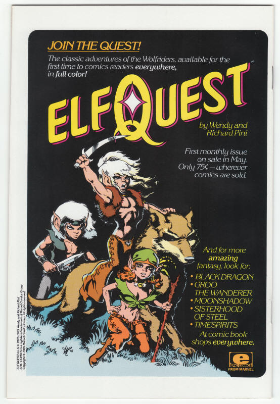 The One #2 back cover