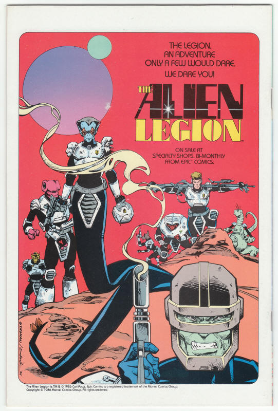 The One #6 back cover