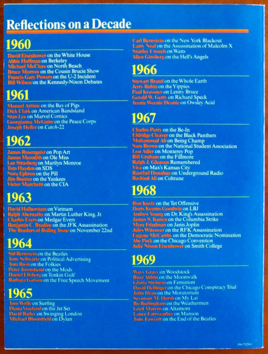 The Sixties back cover