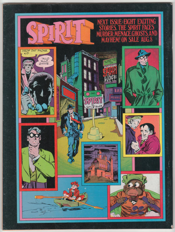 The Spirit Magazine 3 back cover