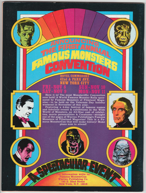 The Spirit Magazine #4 back cover