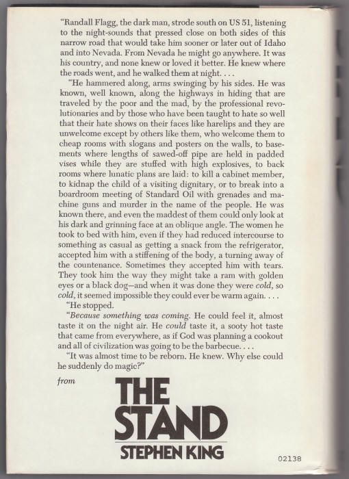 The Stand back cover