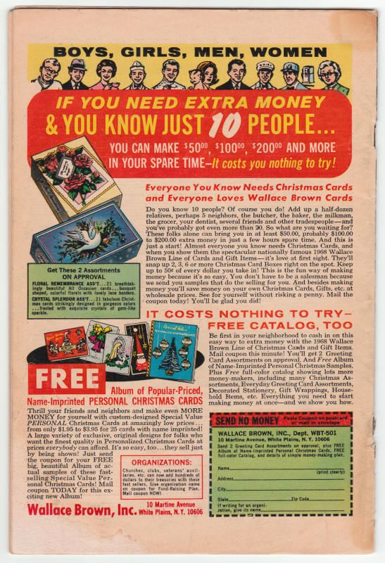 Thor #156 back cover