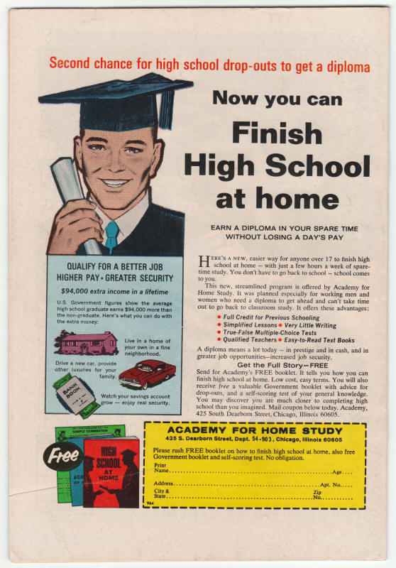 Thor #177 back cover