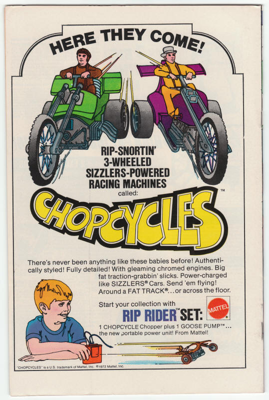 Thor #208 back cover