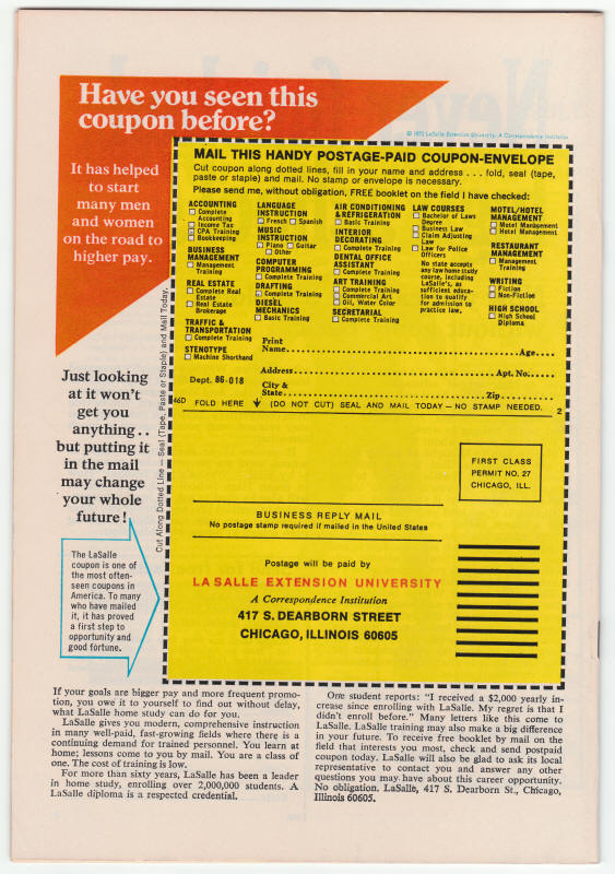 Thor #210 back cover