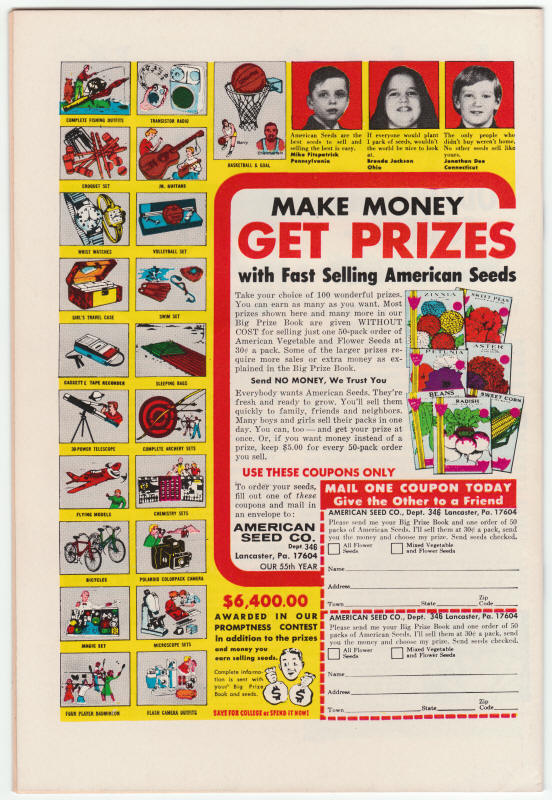 Thor #211 back cover