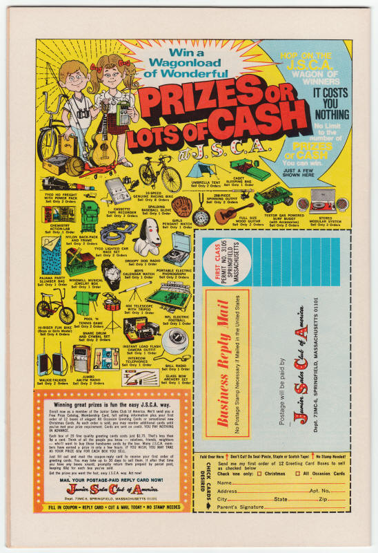 Thor #215 back cover