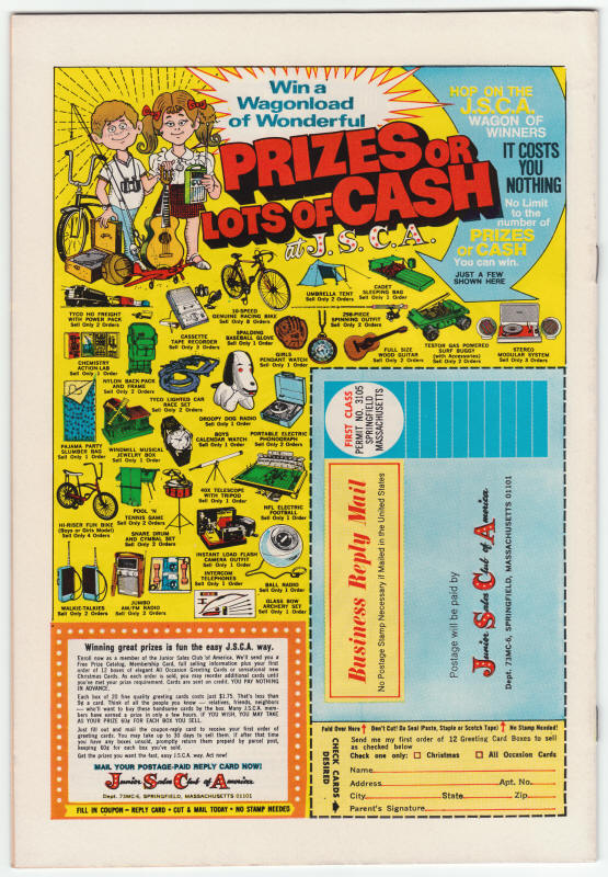 Thor #216 back cover