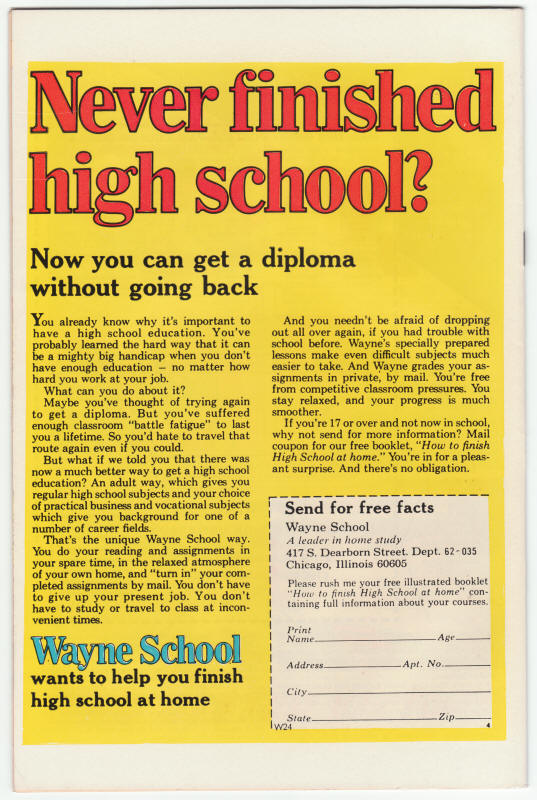 Thor #233 back cover