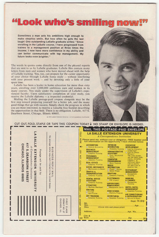 Thor #245 back cover