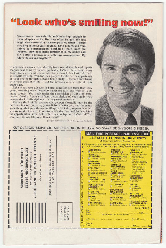 Thor #246 back cover