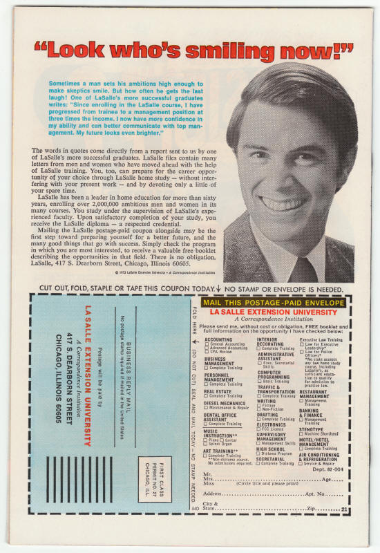 Thor #254 back cover