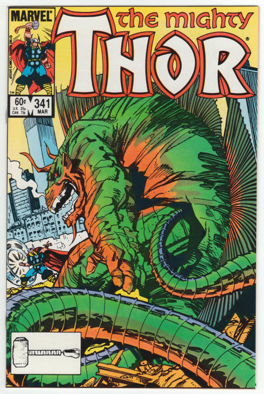 Thor #341 front cover