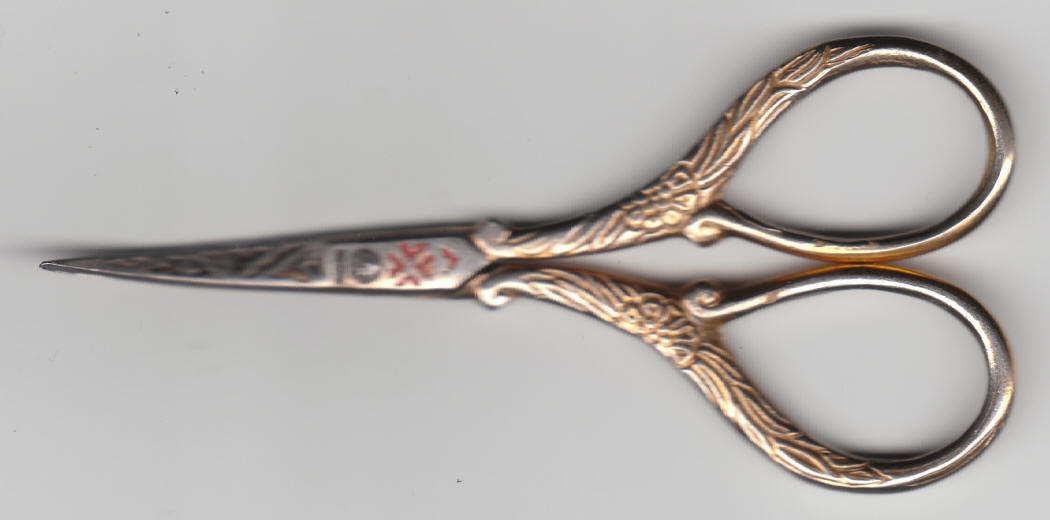 Vintage Toledo Embroidery Sewing Scissors