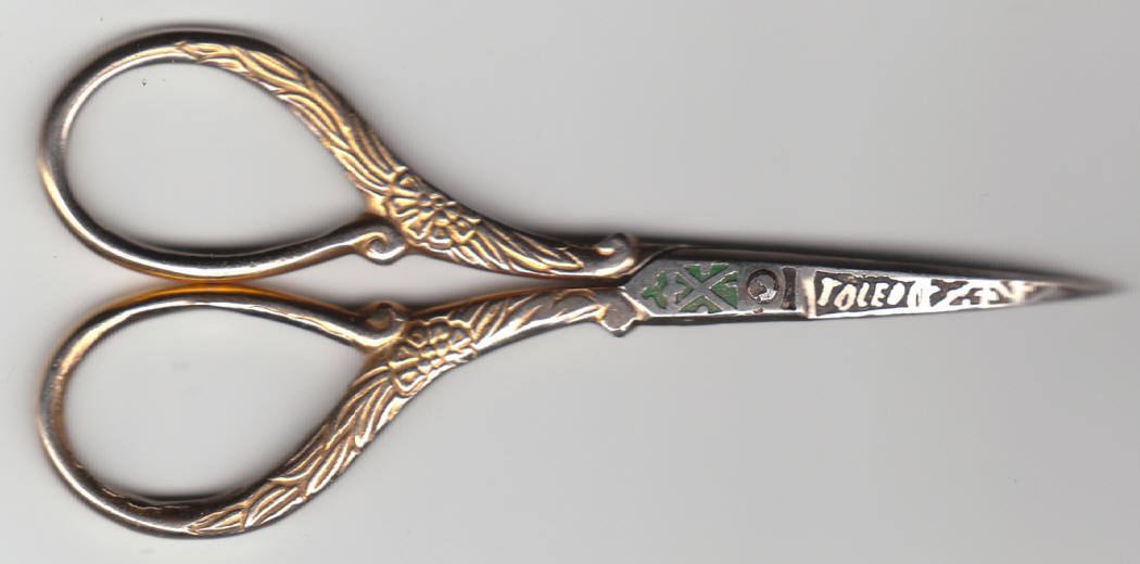 Vintage Toledo Embroidery Sewing Scissors