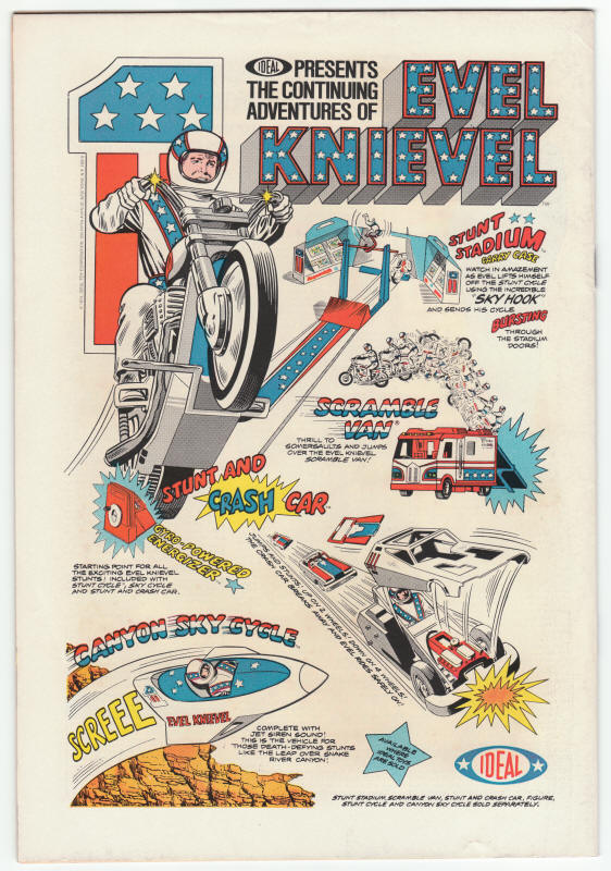 Tomb Of Dracula #29 back cover