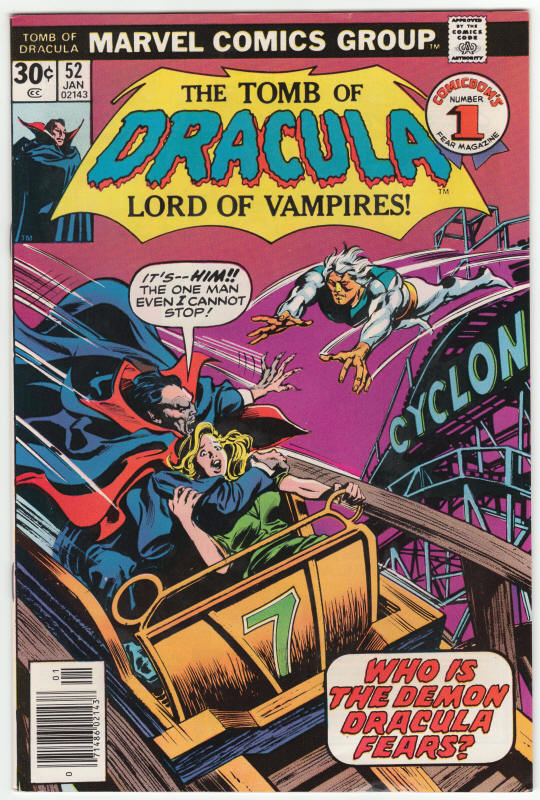 Tomb Of Dracula #52 front cover