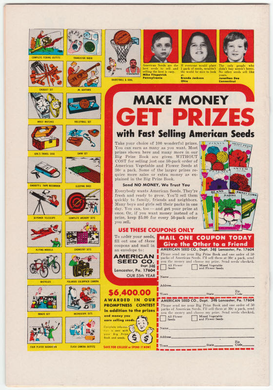 Tomb Of Dracula #8 back cover