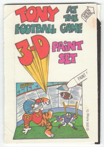 Tony At The Football Game 3D Paint Set Premium