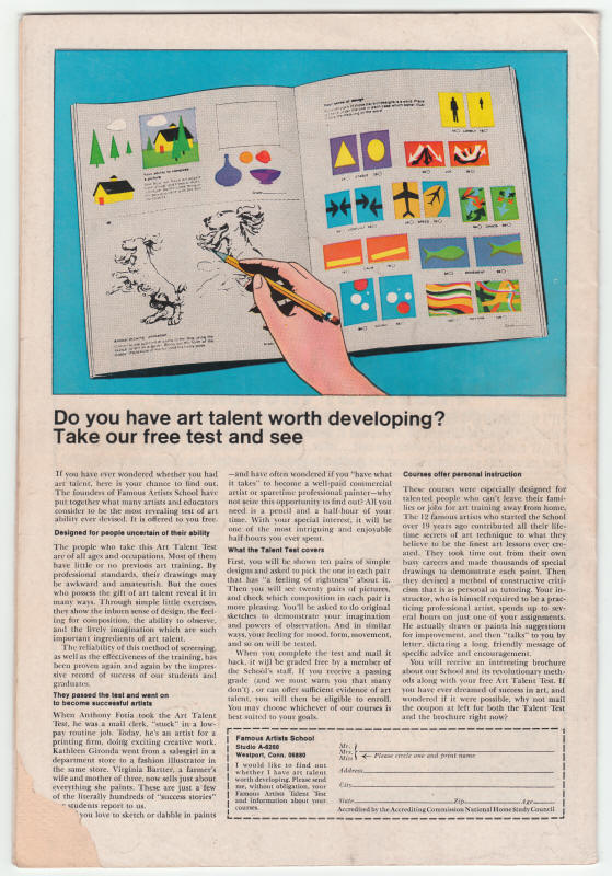 Tower Of Shadows #3 back cover