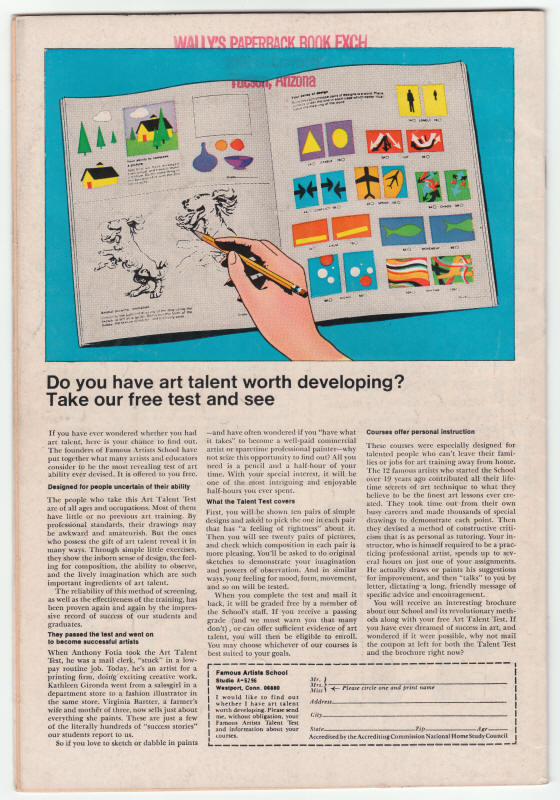 Tower Of Shadows #4 back cover