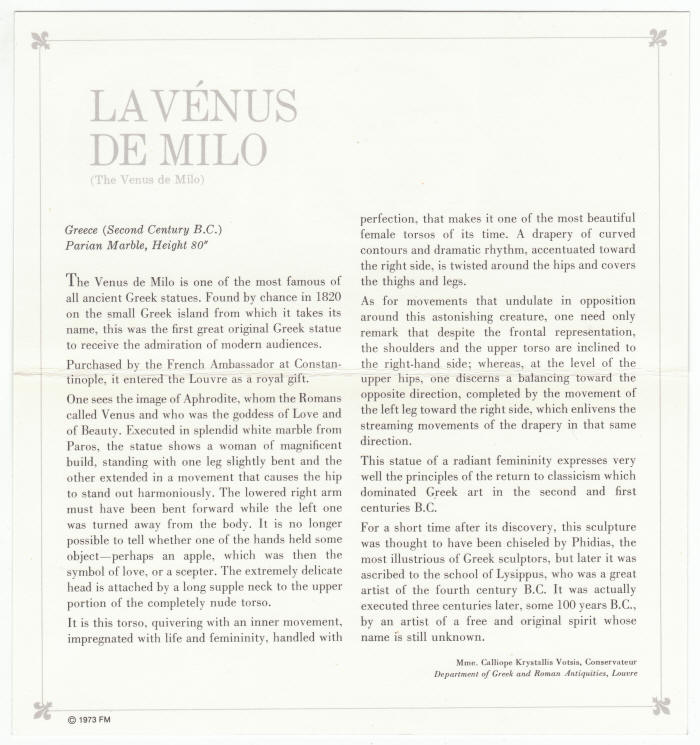 Treasures Of The Louvre Sterling Silver Proof Medals Reference Folders inside