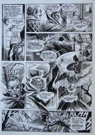 Call of Dracula Sonny Trinidad Original Art Page 10