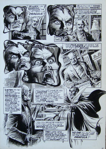 Call of Dracula Sonny Trinidad Original Art Page 15